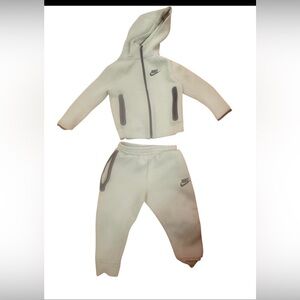 Nike Cream and light green Kids Tracksuit
